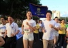 Hoa hậu Trần Tiểu Vy tham gia Ngày chạy Olympic Vì sức khỏe toàn dân