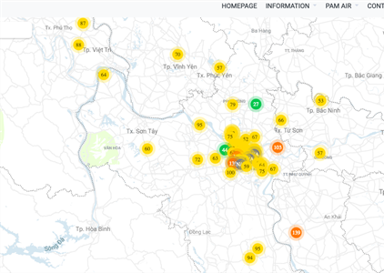 Mưa dông diện rộng ở Hà Nội liệu có đẩy lùi ô nhiễm không khí?