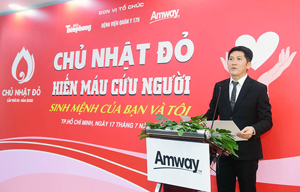 Amway Việt Nam nỗ lực đóng góp 1.000 đơn vị máu hỗ trợ các đơn vị y tế