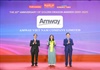 Amway Việt Nam được vinh danh 10 năm liên tục là doanh nghiệp FDI kinh doanh thành công nhất