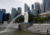 Singapore bảo dưỡng tượng Merlion