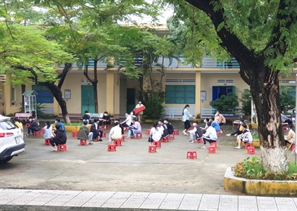Quảng Nam: 25 học sinh tại một trường THPT dương tính với SARS-CoV-2