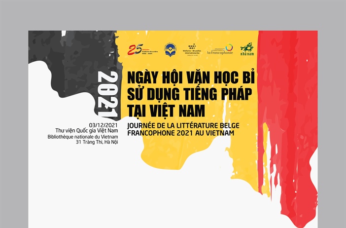 Ngày hội văn học Bỉ sử dụng tiếng Pháp 2021 tại Việt Nam