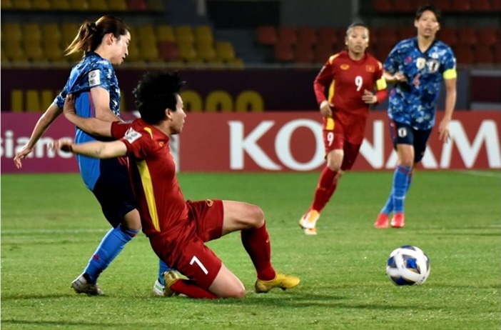 Tuyển nữ Việt Nam thua trận thứ hai tại Asian Cup 2022