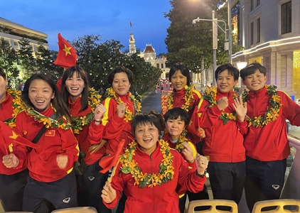 Ngày về Thành phố mang tên Bác đầy ấm áp của các nữ tuyển thủ Việt Nam