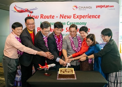 Vietjet Thái Lan liên tục mở rộng mạng bay quốc tế, khai trương đường...
