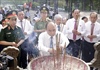 Chủ tịch nước dâng hương tưởng nhớ các anh hùng liệt sĩ tại Quảng Trị