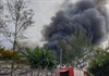 Quảng Nam: Đang cháy lớn tại xưởng may ở cụm công nghiệp Trảng Nhật