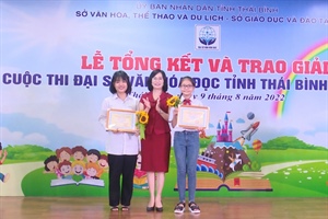 Trao giải Cuộc thi Đại sứ Văn hóa đọc Thái Bình năm 2022