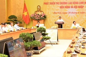 Thủ tướng chủ trì hội nghị về phát triển thị trường lao động