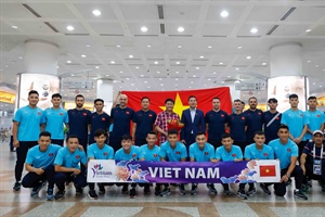 Tuyển Futsal Việt Nam chuẩn bị thi đấu giải châu Á