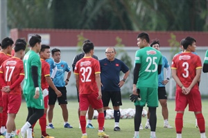 Tuyển Việt Nam quyết tâm trước trận đấu với Ấn Độ
