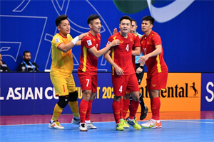 Giải Futsal vô địch châu Á 2022: Việt Nam thắng trận thứ hai liên tiếp