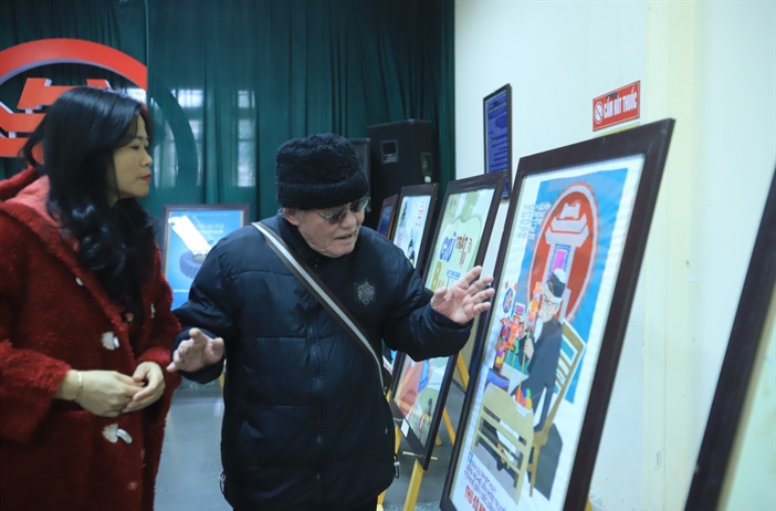Hà Nội trao giải cho 22 tác phẩm tham gia cuộc thi vẽ tranh tuyên...