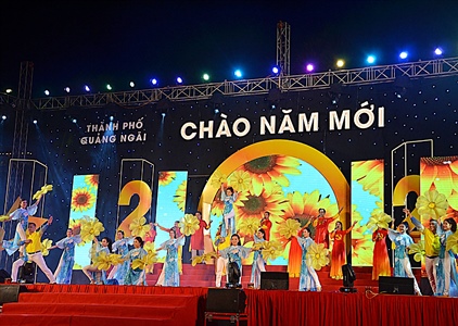 TP Quảng Ngãi: Chương trình nghệ thuật đặc sắc “Chào năm mới 2023”