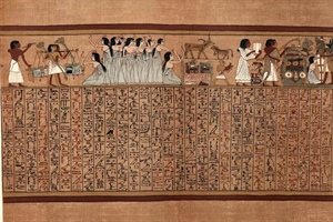 Phát hiện "Cuốn sách về Cái chết" cổ đại dài gần 16 mét tại Ai Cập
