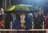 Hàng ngàn người đội mưa dự lễ khai ấn đền Trần ở Thanh Hoá