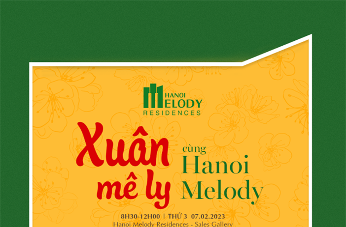 Hanoi Melody Residences rầm rộ khai trương đầu năm