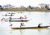 Kon Tum: Sôi nổi Giải đua thuyền độc mộc trên dòng sông Đăk Bla