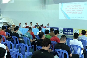 Bình Dương tổ chức lớp tập huấn phổ biến kiến thức phòng, chống doping trong thể thao