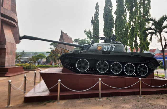 Kon Tum: Sẽ tổ chức Lễ công bố xe tăng T59 số hiệu 377 được công nhận...