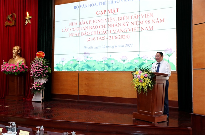 Bộ trưởng Nguyễn Văn Hùng: Bộ VHTTDL trân trọng sự đóng góp của báo chí...