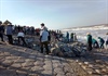 Hà Tĩnh: Kè biển Cẩm Nhượng sạt lở nghiêm trọng