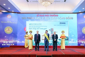 Amway Việt Nam lần thứ 11 vinh dự nhận Giải thưởng “Sản phầm vàng vì sức khỏe cộng đồng”