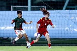 U17 nữ Việt Nam giành chiến thắng đầu tiên tại vòng loại châu Á