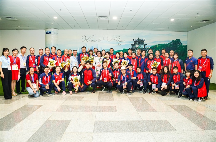 Đoàn Thể thao Việt Nam về nước sau hành trình tại Asian Games 19