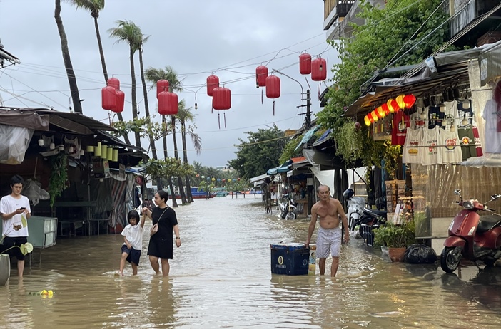Quảng Nam: Lũ trên các sông đang lên, nguy cơ ngập lụt sâu trên diện rộng