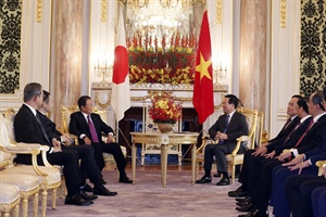 Chủ tịch nước Võ Văn Thưởng tiếp lãnh đạo các Đảng và nhóm Nghị sĩ thân thiết với Việt Nam