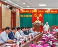 Đại tướng Tô Lâm làm việc với lãnh đạo tỉnh Kon Tum về công tác tổ chức Ngày hội văn hóa các dân tộc vùng Tây Nguyên