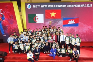 Việt Nam nhất toàn đoàn Giải Vovinnam vô địch thế giới 2023