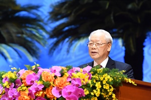 Toàn văn phát biểu của Tổng Bí thư tại Đại hội Công đoàn Việt Nam lần thứ XIII