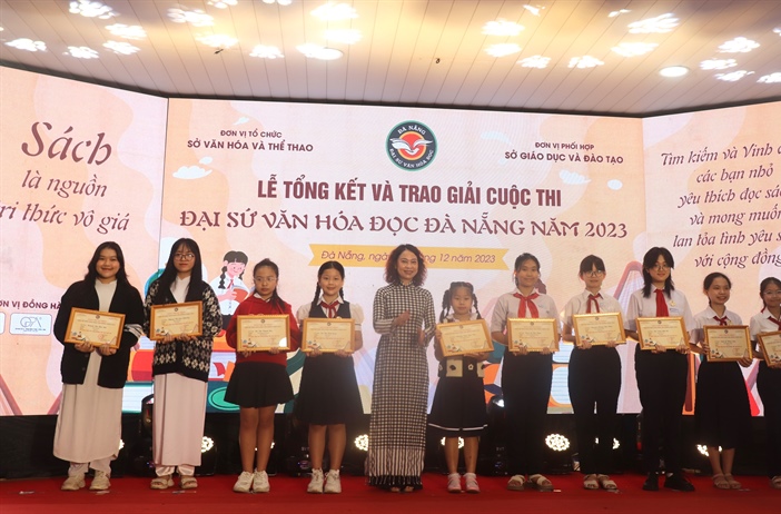 Trao giải cuộc thi Đại sứ Văn hóa đọc Đà Nẵng