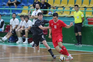 Tuyển Futsal Việt Nam chia điểm với New Zealand trong ngày ra quân giải quốc tế TP.HCM
